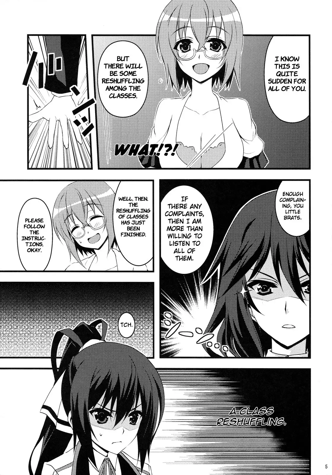 Infinite Stratos - Disparity Show (Doujinshi) Chapter 0 4